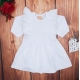 biała sukienka niemowlęca z koronką